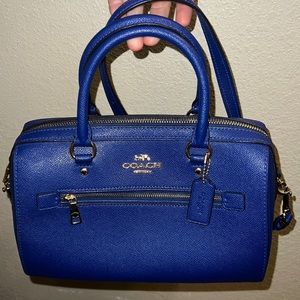 Like new Rowan satchel coach purse 💙💙